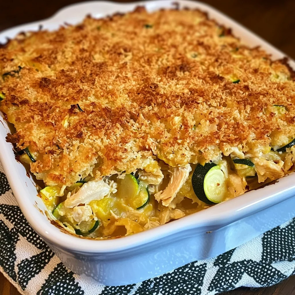 Rotisserie Chicken & Zucchini Casserole