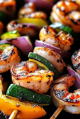 Sausage & Grilled Shrimp Kabobs