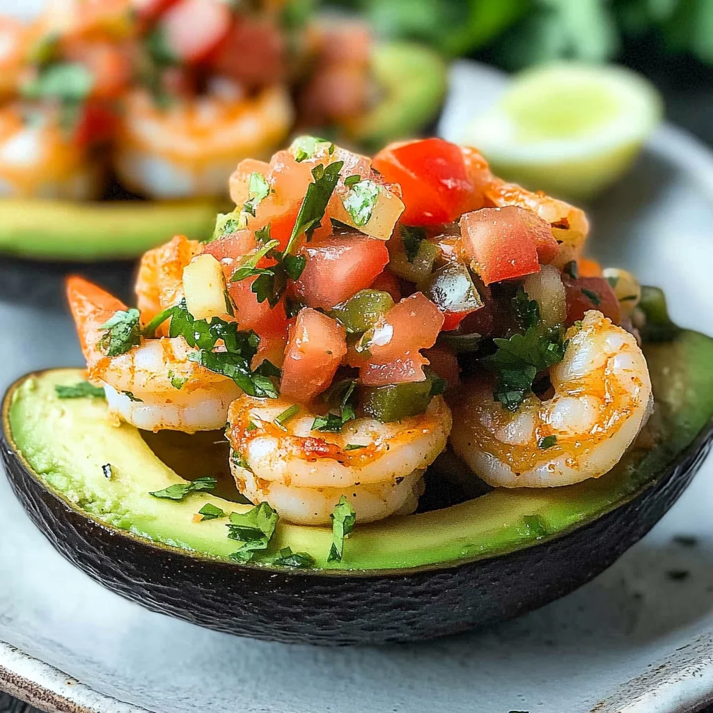Shrimp Stuffed Avocados