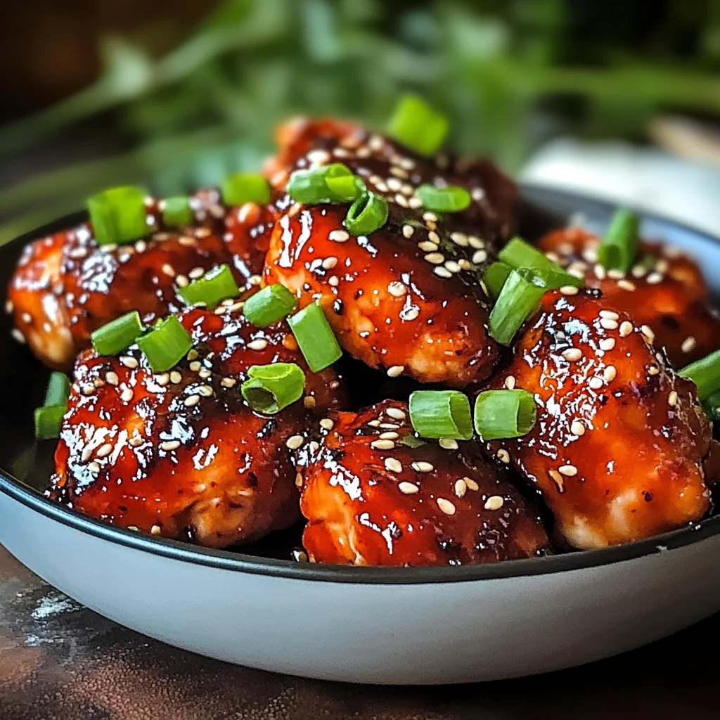 Sticky Gochujang-Honey Chicken