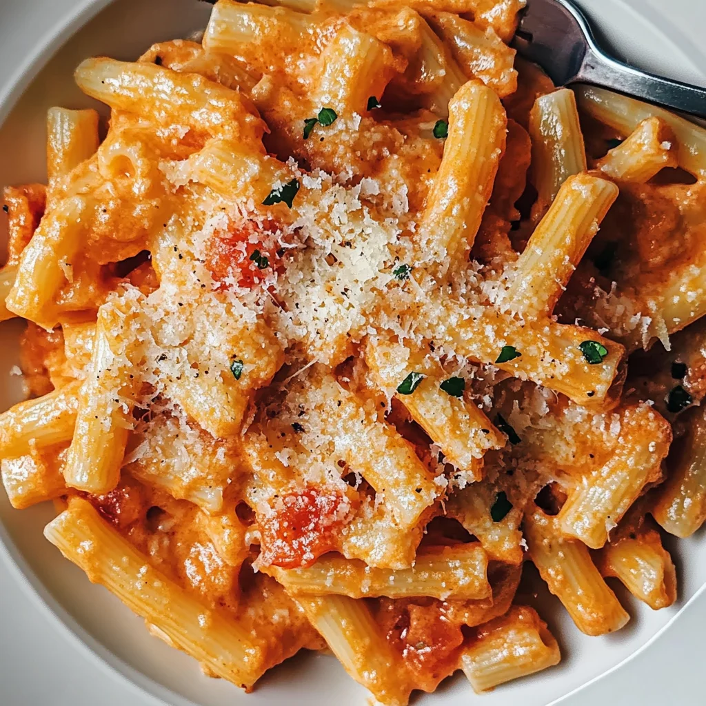 Super Easy Creamy Tomato Pasta