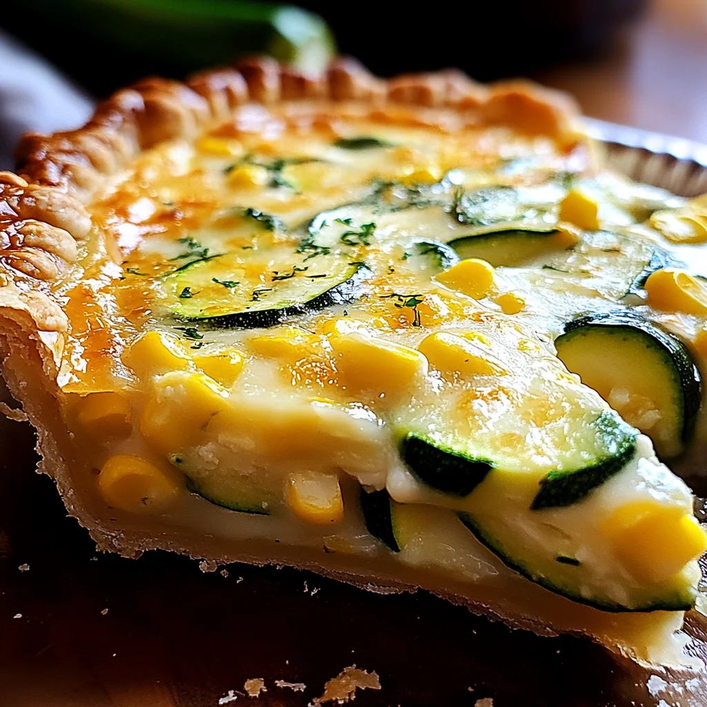Sweet Corn and Zucchini Pie