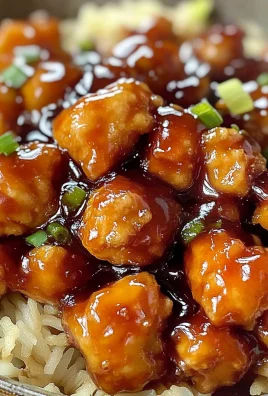 Sweet and Sour Chicken with a Sticky Glaze and Crispy Coating