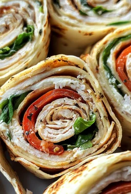 Turkey Pinwheels for Easy Pool Food