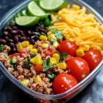 Turkey Taco Meal Prep Bowls