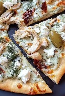 Tzatziki Chicken Pizza
