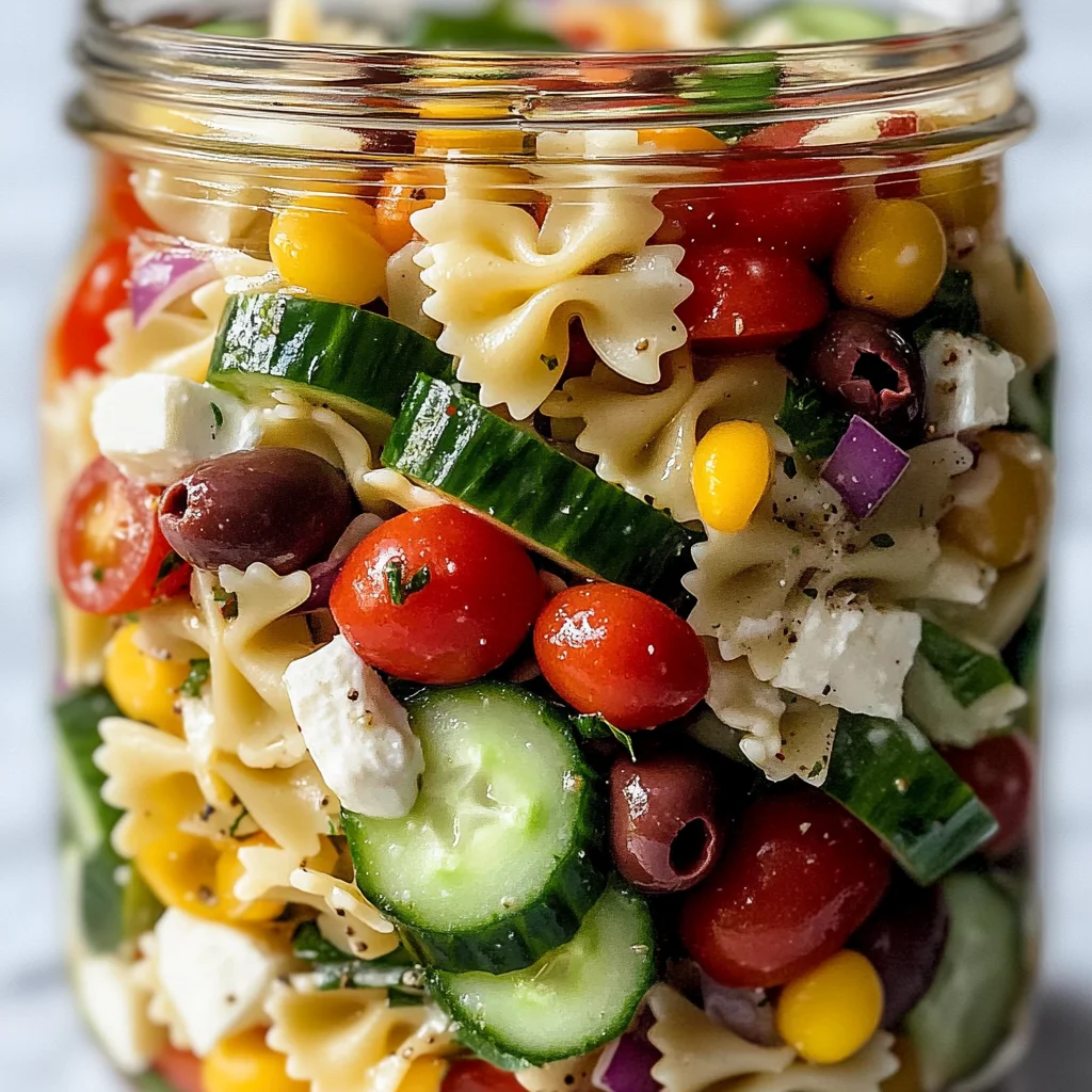 Vegetarian Italian Pasta Salad