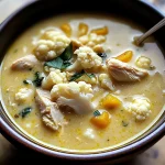 Anti-Inflammatory Cauliflower Chicken Soup