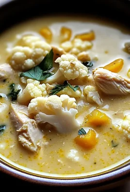 Anti-Inflammatory Cauliflower Chicken Soup