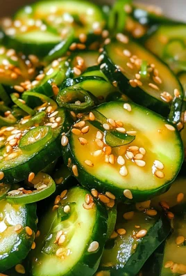 Asian Sesame Cucumber Salad