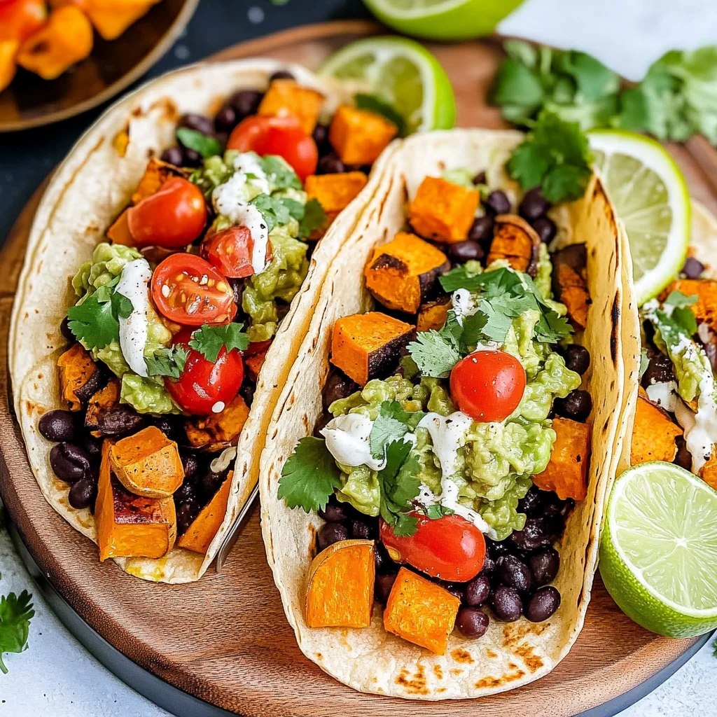 Black Bean Sweet Potato Tacos