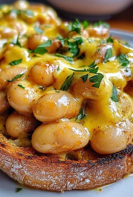 Cheesy Curried Butter Beans on Toast