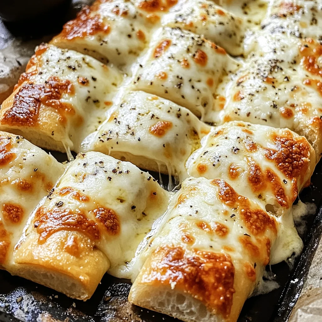Cheesy Garlic Breadsticks