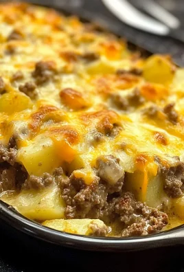 Cheesy Ground Beef & Potato Casserole