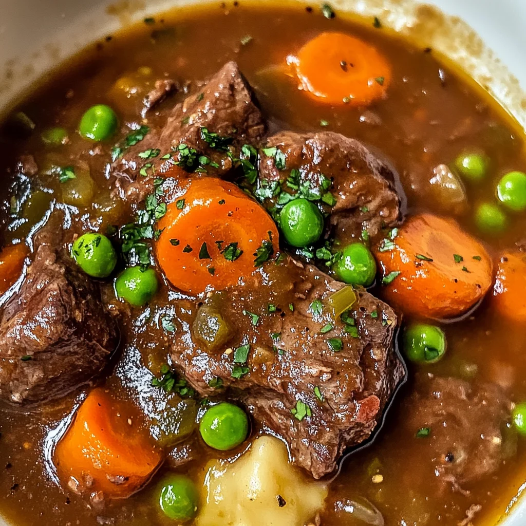 Comforting Crockpot Beef Stew