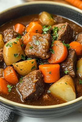 Comforting Crockpot Beef Stew with Honey Balsamic Flavor