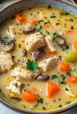 Creamy Chicken Mushroom Soup
