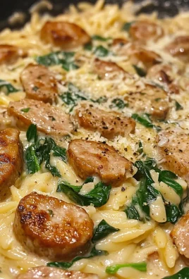 Creamy Chicken Sausage Orzo Recipe