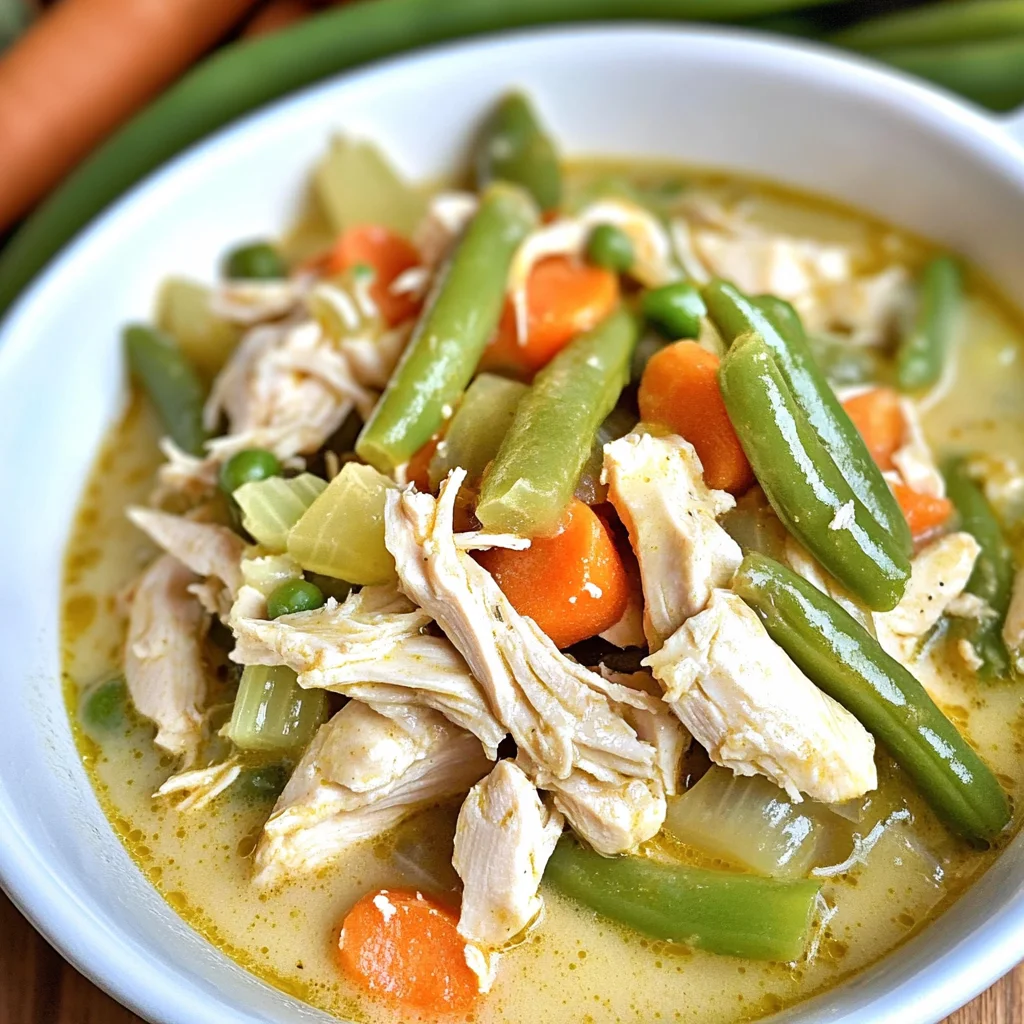 Creamy Keto Chicken Stew With Vegetables