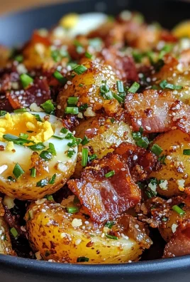 Crispy Honey Mustard Smashed Potato Salad