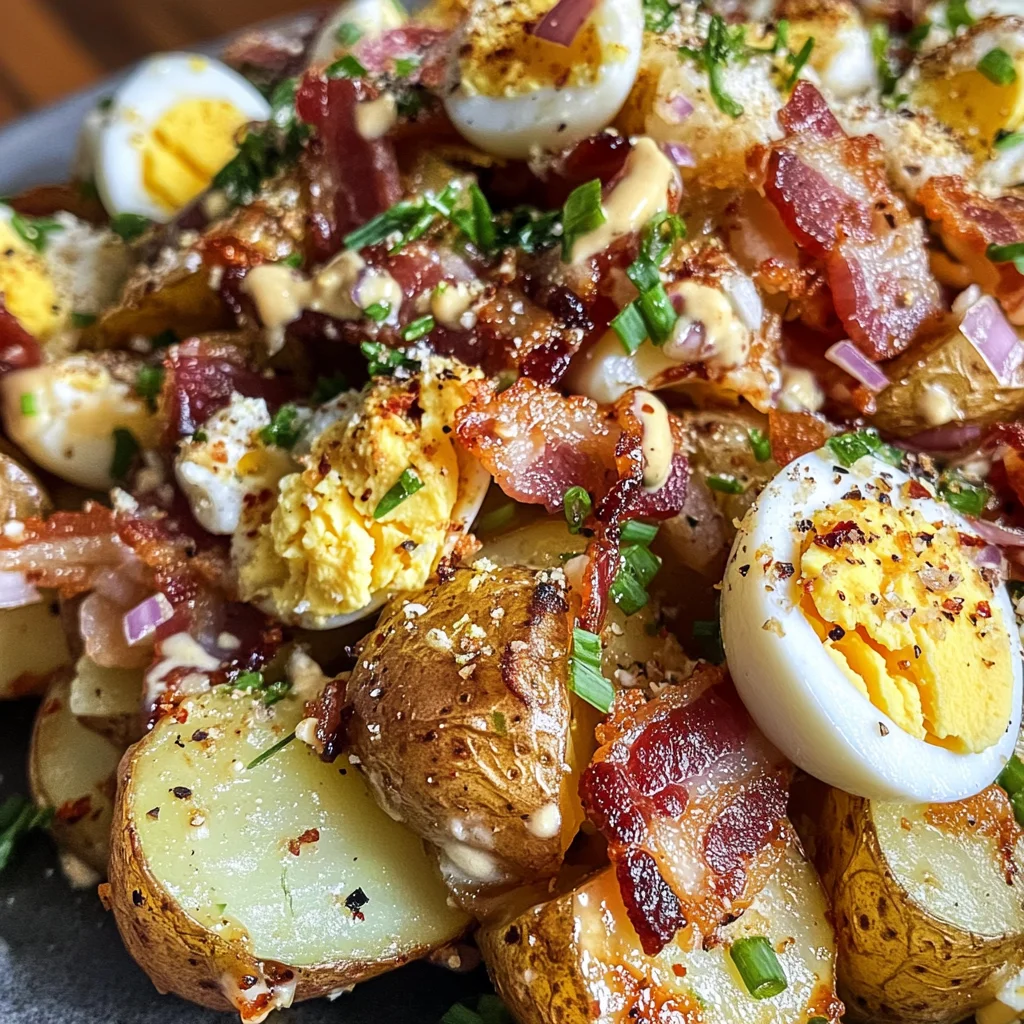 Crispy Honey Mustard Smashed Potato Salad image 3