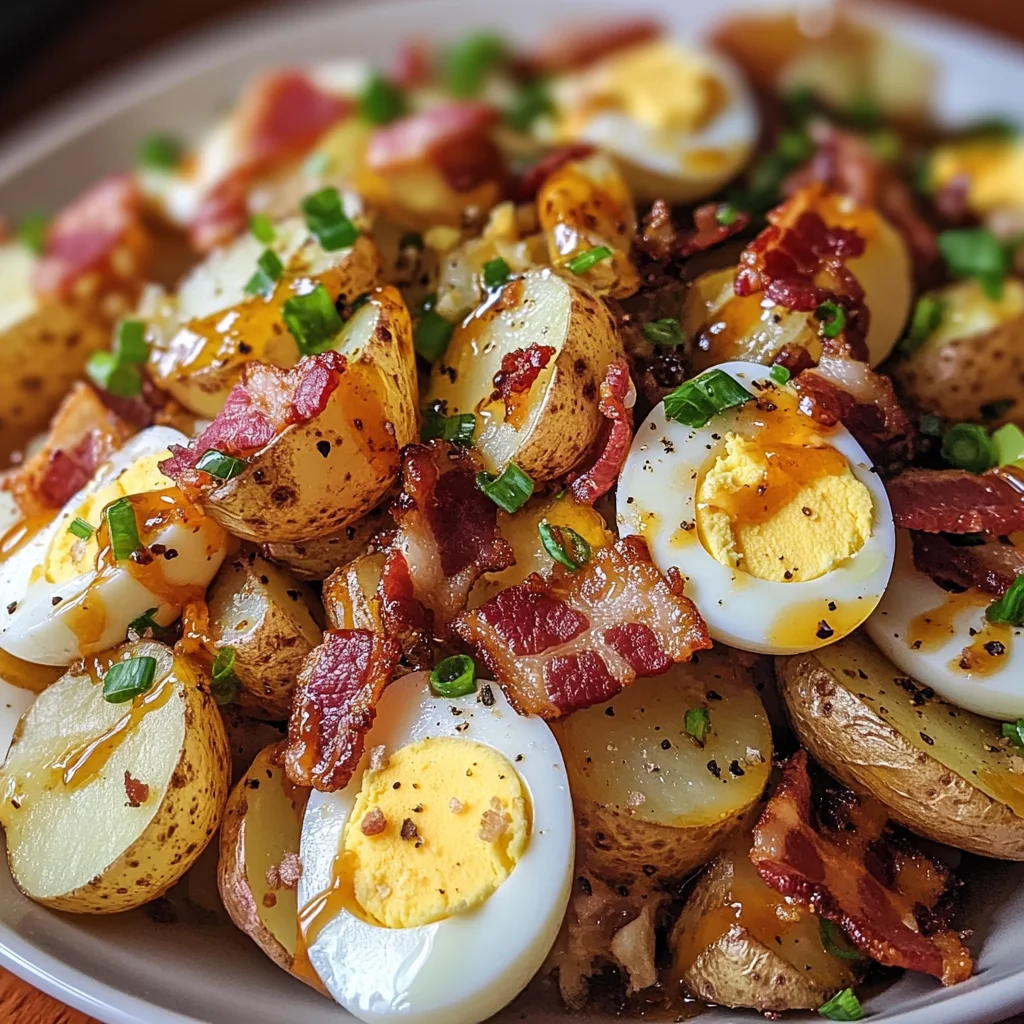 Crispy Honey Mustard Smashed Potato Salad image 4