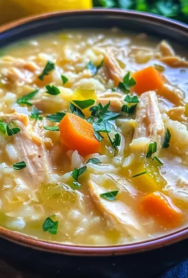 Delicious Avgolemono Soup Recipe: Greek Lemon Chicken Delight