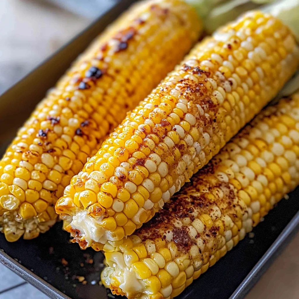Easy Air fryer corn on the cob