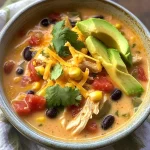 Easy Creamy Chicken Taco Soup