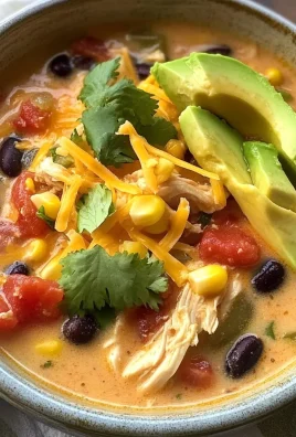 Easy Creamy Chicken Taco Soup