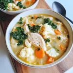 Easy Nourishing Chicken Cauliflower Soup
