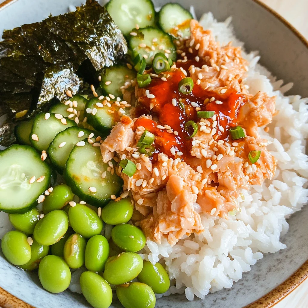Easy Spicy Mayo Tuna Rice Bowl Recipe