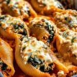 Easy Spinach and Ricotta Stuffed Shells