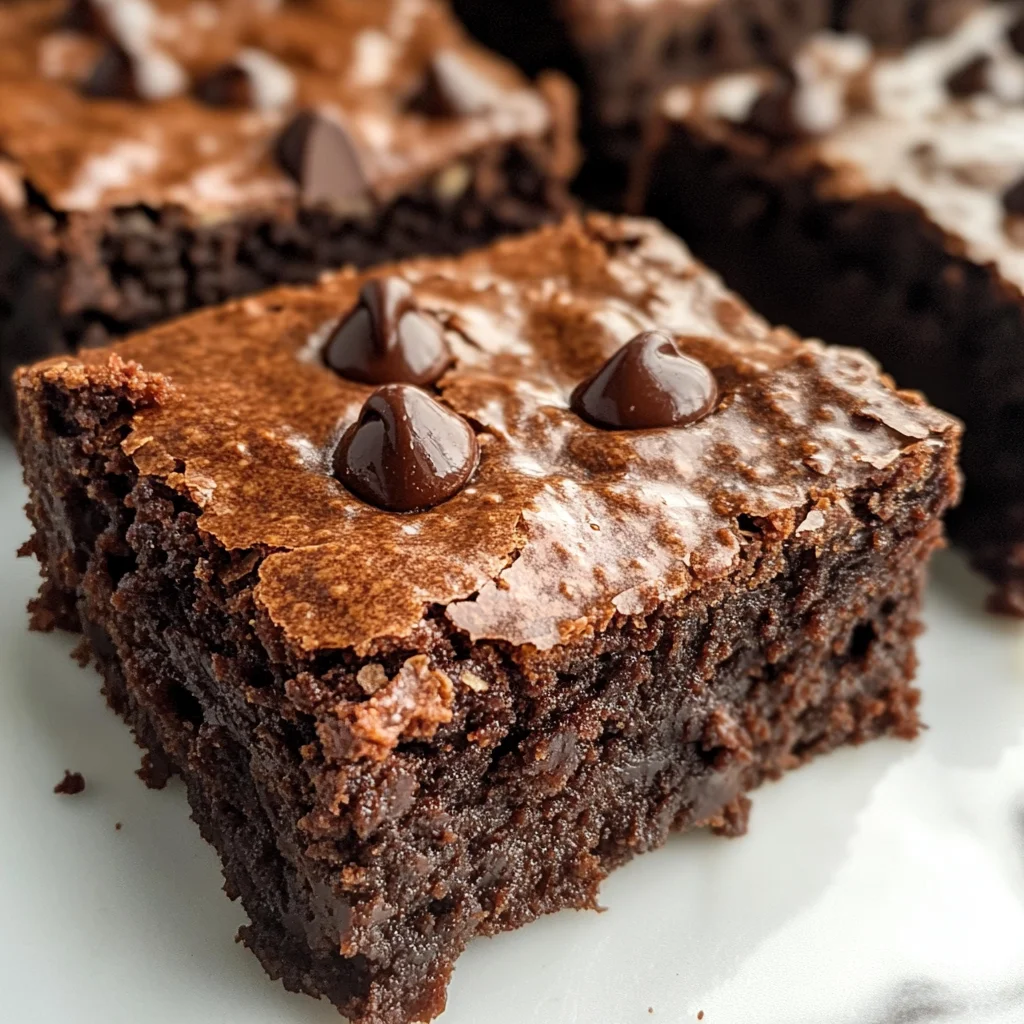 Fudgy Vegan Chickpea Brownies