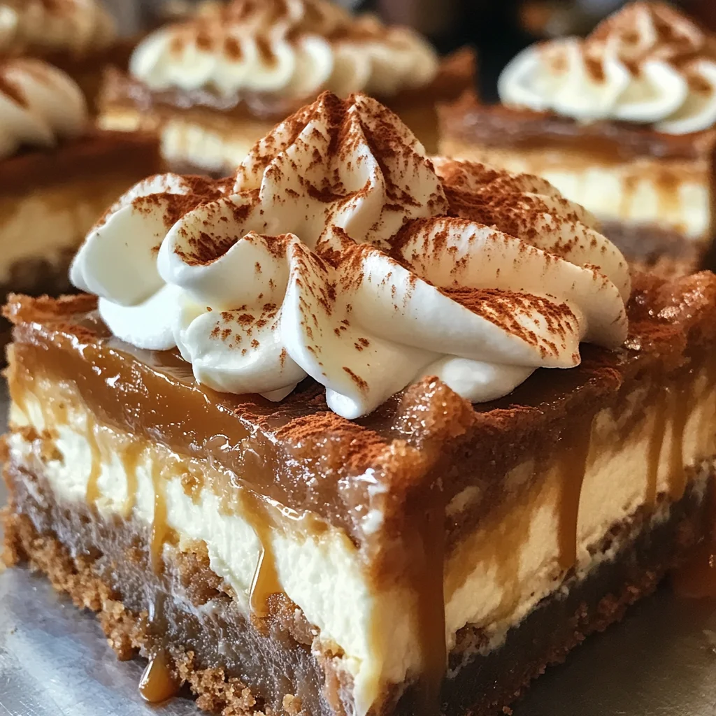 Gingerbread Cheesecake Bars