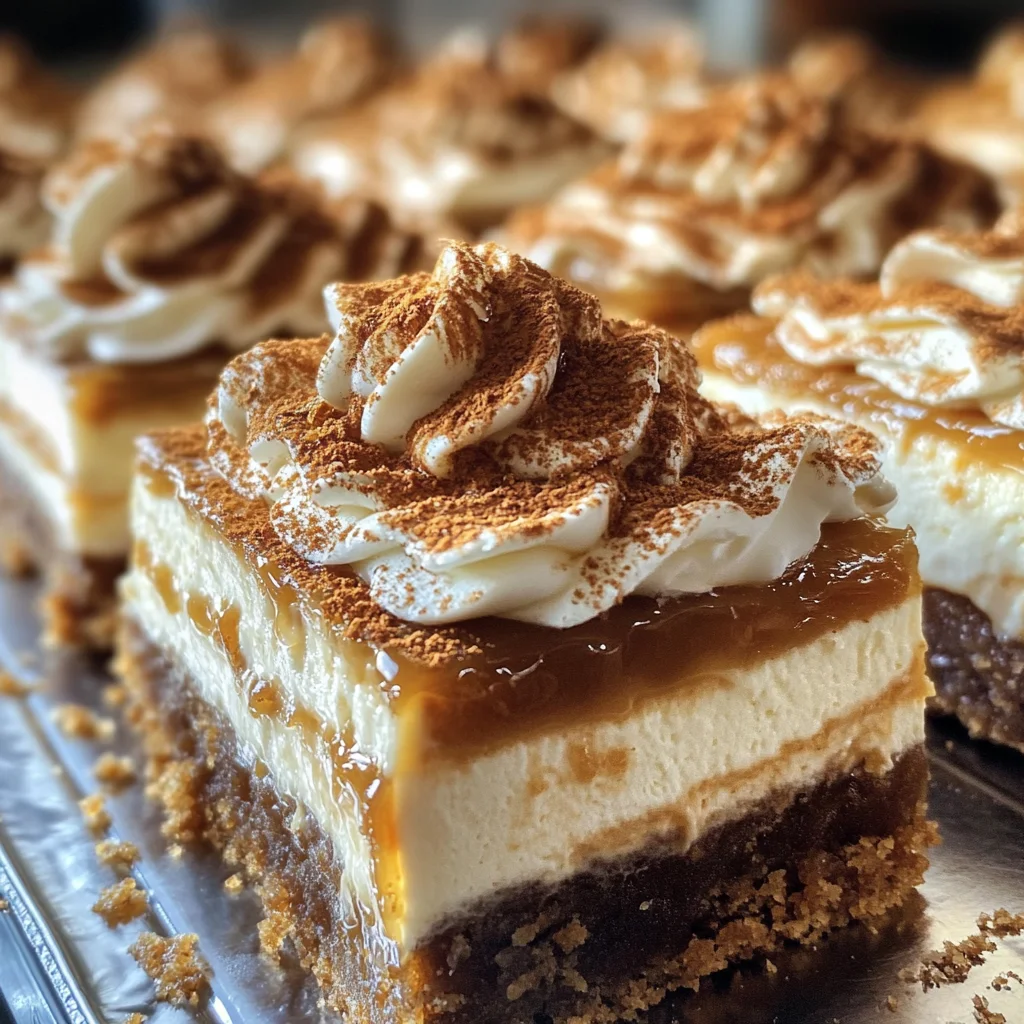 Gingerbread Cheesecake Bars image 3