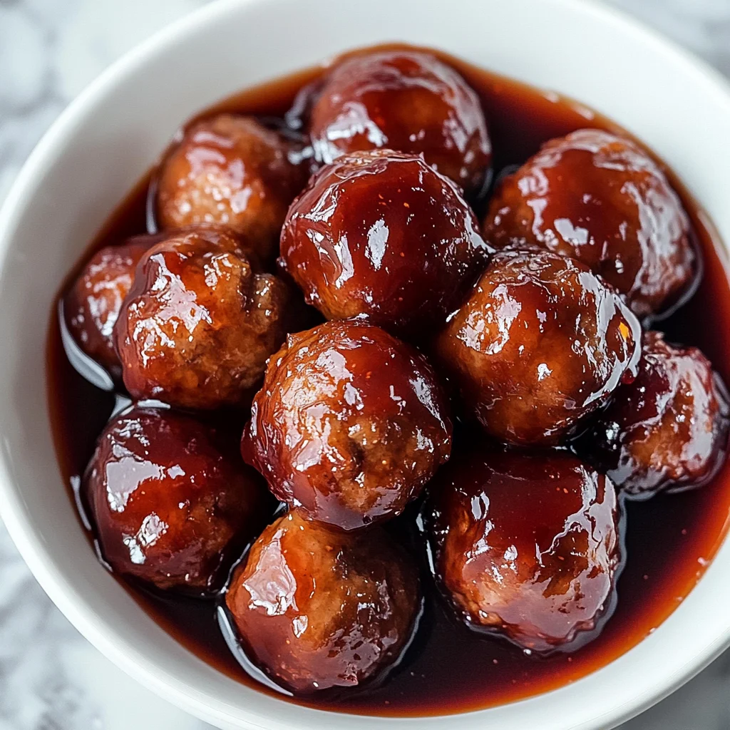 Grape Jelly Meatballs Recipe