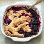 Healthy Blackberry Cobbler