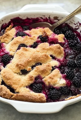 Healthy Blackberry Cobbler