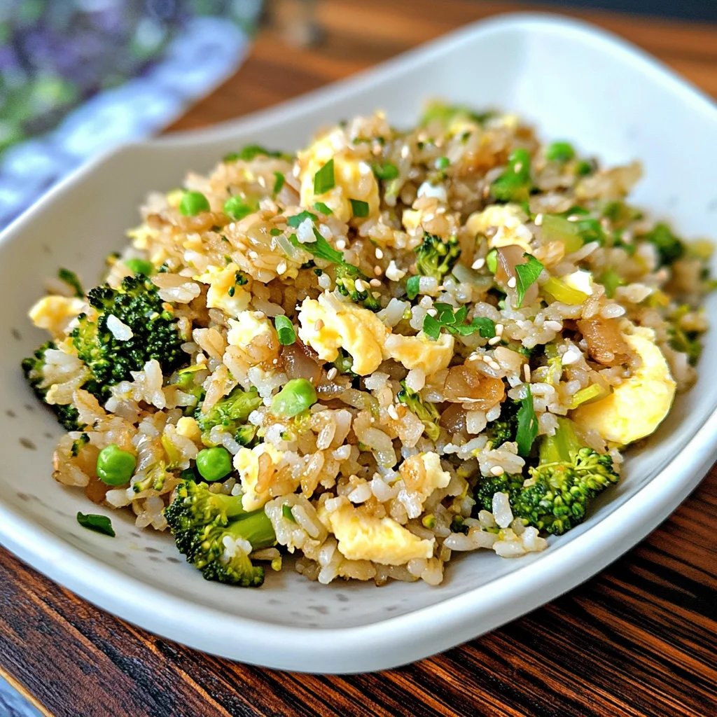 KETO BROCCOLI FRIED RICE
