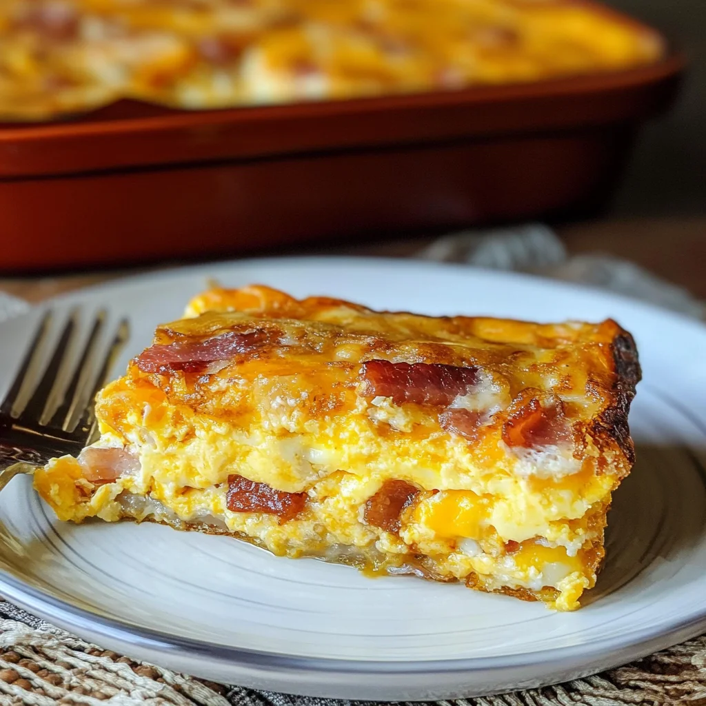 Keto Bacon And Egg Casserole