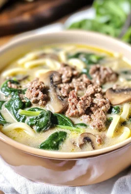 Keto Beef Stroganoff Soup
