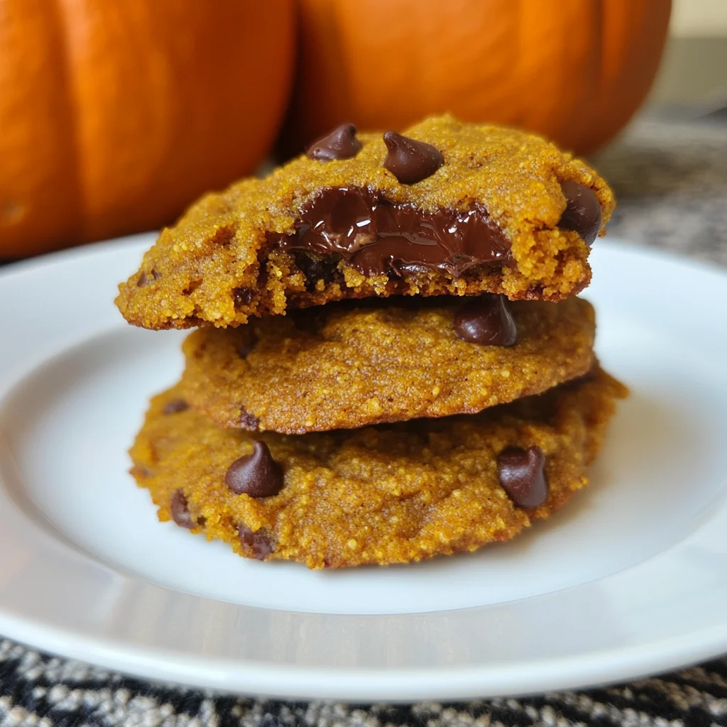 Keto Chocolate Chip Pumpkin Cookies