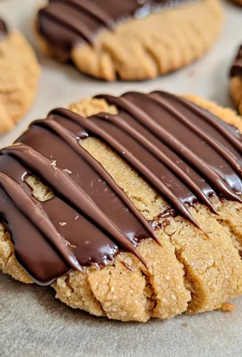 Keto Chocolate Dipped Peanut Butter Cookies