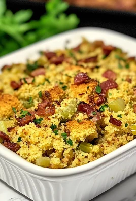 Keto Cornbread and Bacon Stuffing