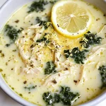 Keto Creamy Chicken Lemon Soup Recipe