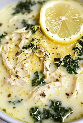 Keto Creamy Chicken Lemon Soup Recipe