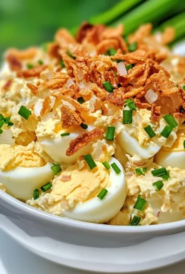 Keto French Onion Deviled Egg Salad