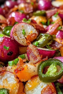 Keto Loaded Oven Roasted Radishes