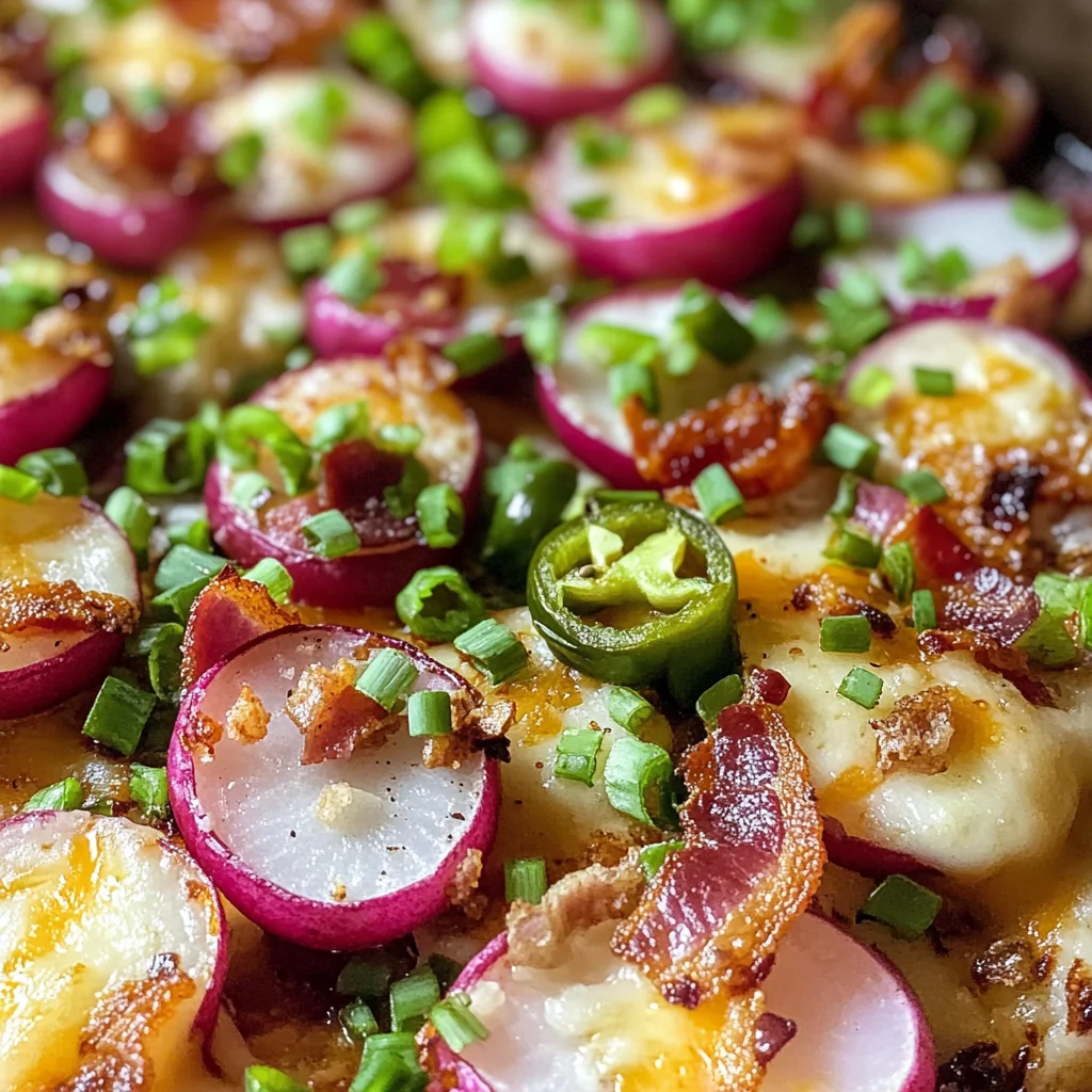 Keto Loaded Oven Roasted Radishes image 4